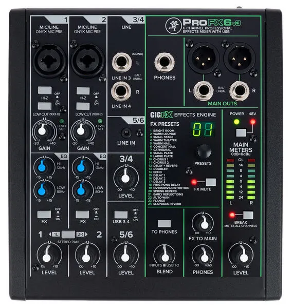 MACKIE PROFX6V3 MACKIE PROFX6V3