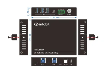 Купить Infobit iTrans USB32-S по выгодной цене в Санкт-Петербурге