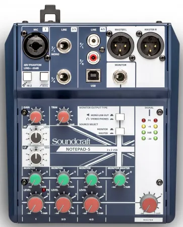 Купить Soundcraft Notepad-5 по выгодной цене в Санкт-Петербурге
