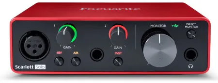 Купить FOCUSRITE Scarlett Solo 3rd gen по выгодной цене в Санкт-Петербурге