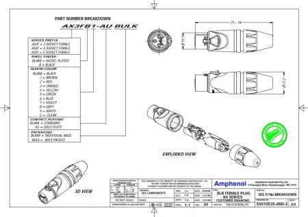Купить AMPHENOL AX5F по выгодной цене в Санкт-Петербурге