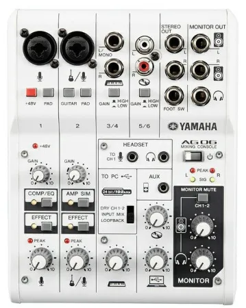 Купить YAMAHA AG06 по выгодной цене в Санкт-Петербурге