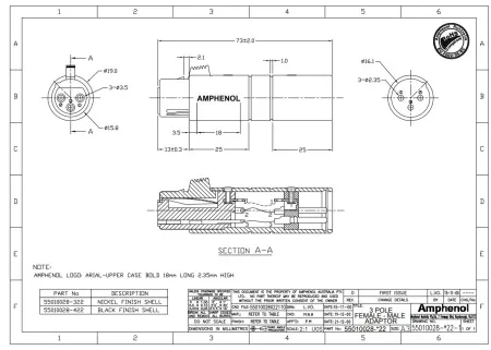 AMPHENOL AC3F3MW