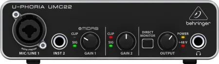 Купить BEHRINGER UMC22 по выгодной цене в Санкт-Петербурге