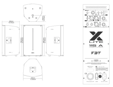 Купить FBT X-LITE 115A по выгодной цене в Санкт-Петербурге