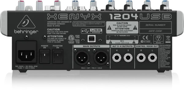 BEHRINGER 1204USB BEHRINGER 1204USB
