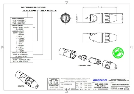 Купить AMPHENOL AX5M по выгодной цене в Санкт-Петербурге