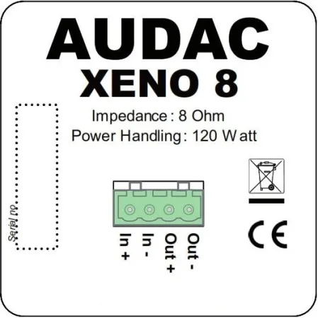 Купить AUDAC XENO8/W по выгодной цене в Санкт-Петербурге