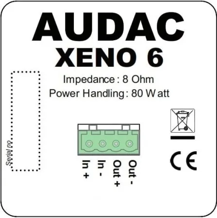 Купить AUDAC XENO6/W по выгодной цене в Санкт-Петербурге