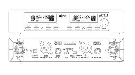 Купить Mipro ACT-312 (620-644 MHz) по выгодной цене в Санкт-Петербурге