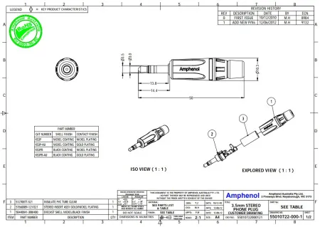 Купить AMPHENOL KS3PB по выгодной цене в Санкт-Петербурге