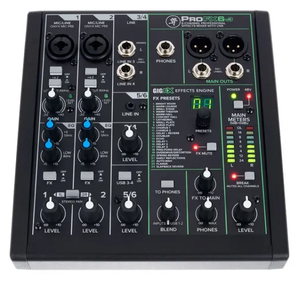 MACKIE PROFX6V3 MACKIE PROFX6V3