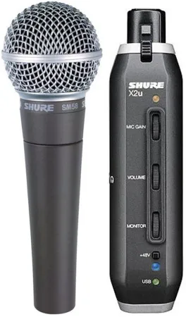 Купить SHURE SM58-X2U по выгодной цене в Санкт-Петербурге