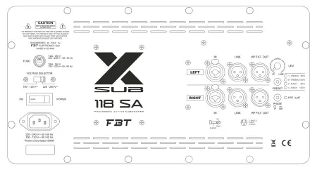 Купить FBT X-SUB 118SA по выгодной цене в Санкт-Петербурге