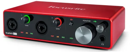 Купить FOCUSRITE Scarlett 4i4 3rd Gen по выгодной цене в Санкт-Петербурге