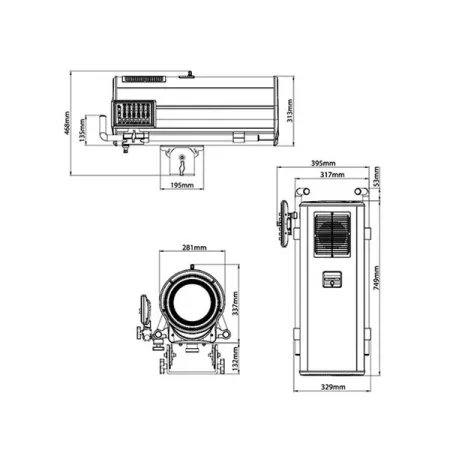 Купить JEG 2300E LED FOLLOW SPOT 1000S по выгодной цене в Санкт-Петербурге