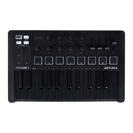 Купить Arturia MiniLAB 3 Deep Black по выгодной цене в Санкт-Петербурге