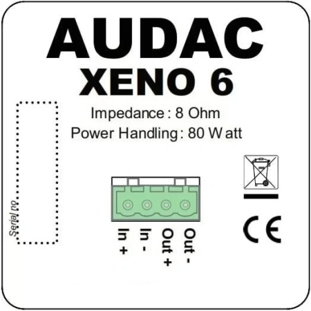 Купить AUDAC XENO6/B по выгодной цене в Санкт-Петербурге